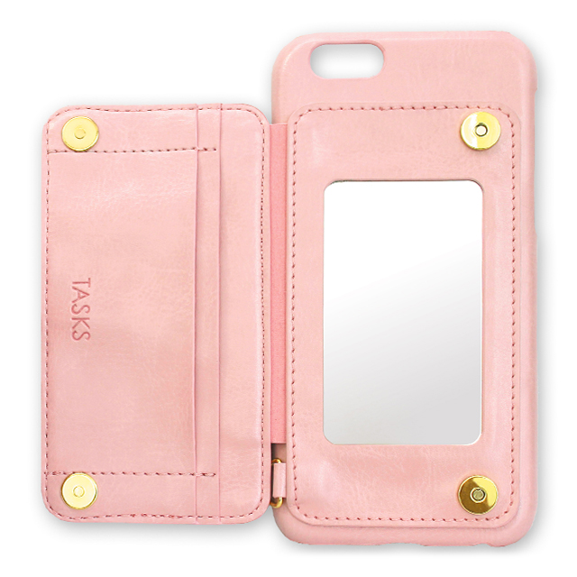 【iPhone6s/6 ケース】Rear Storage Style with リボン (ペールピンク)サブ画像