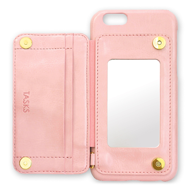 【iPhone6s/6 ケース】Rear Storage Style with ネコ (ペールピンク)サブ画像
