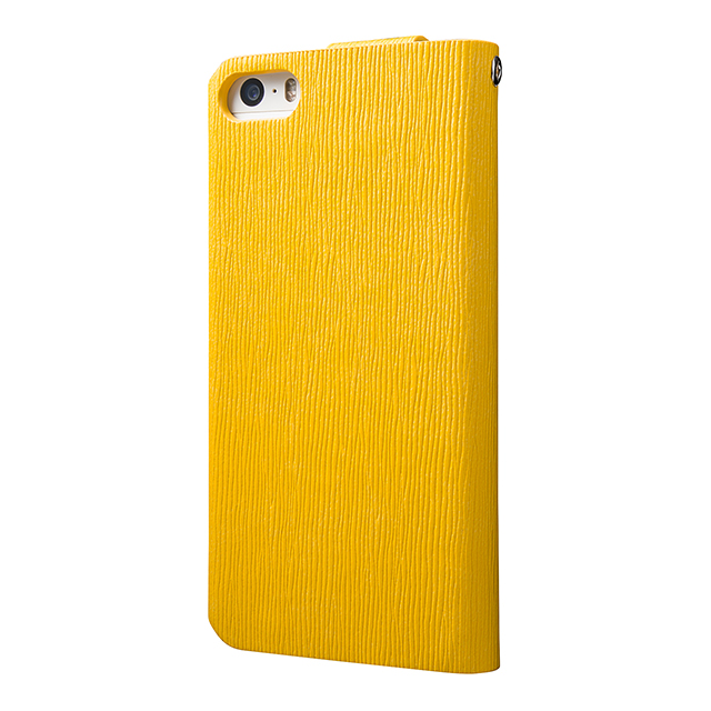 【iPhoneSE(第1世代)/5s/5 ケース】Flap Leather Case ”Colo” (Yellow)goods_nameサブ画像