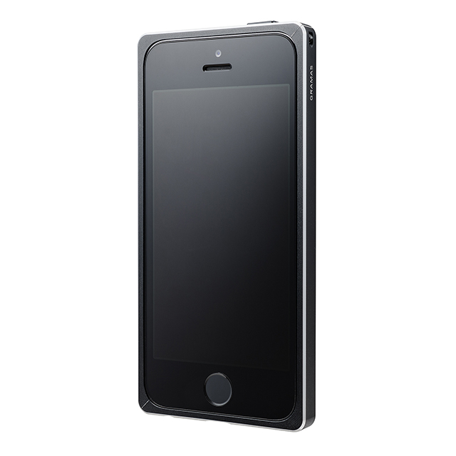 【iPhoneSE(第1世代)/5s/5 ケース】Straight Metal Bumper (Black)サブ画像