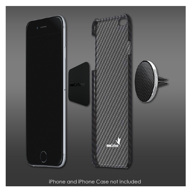 CarCarbon Fiber Magnetic Car Mount JustClickサブ画像