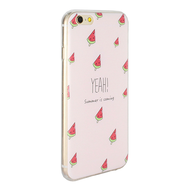 【iPhone6s/6 ケース】DESIGN PRINTS Soft Case (Small Watermelon)サブ画像