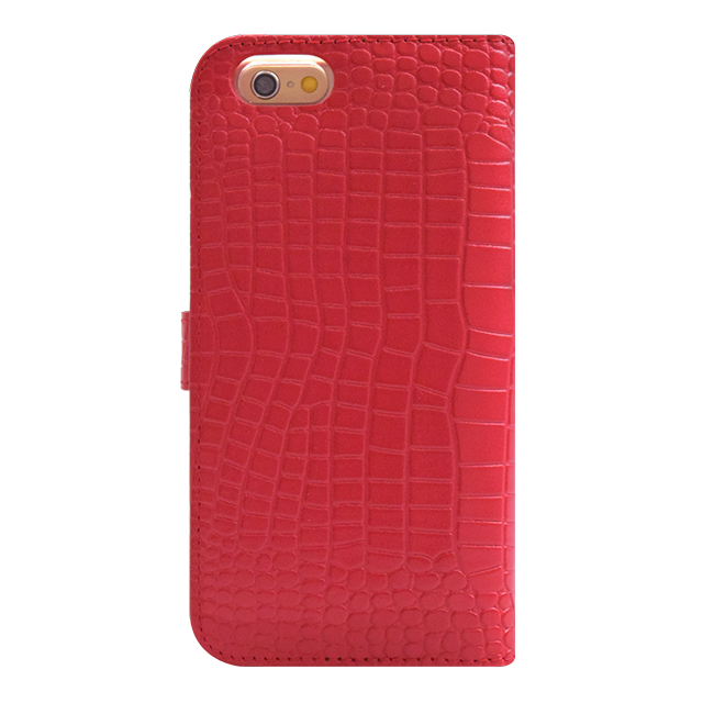 【iPhone6s/6 ケース】COWSKIN Diary Red×ALLIGATOR for iPhone6s/6サブ画像