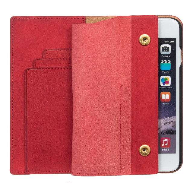 【iPhone6s/6 ケース】Modern Snap Wallet (Red)goods_nameサブ画像