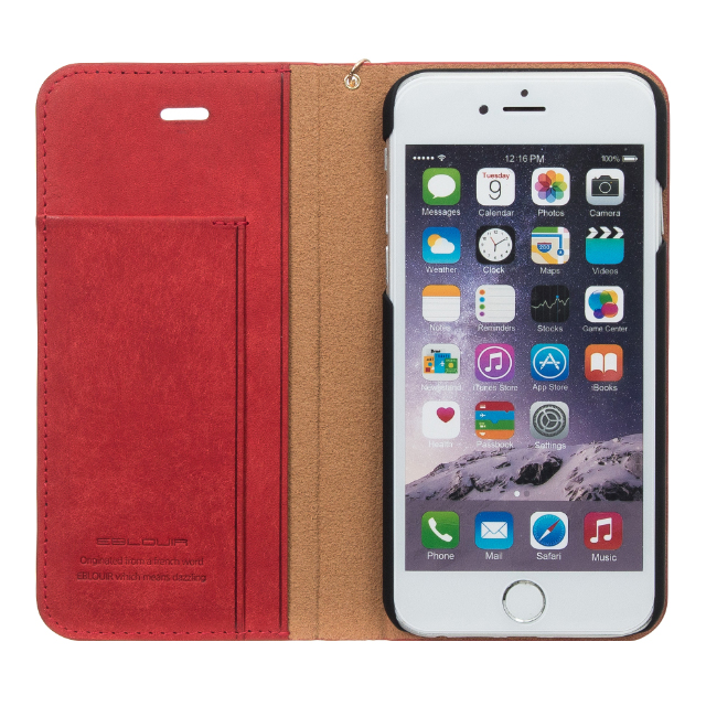 【iPhone6s/6 ケース】Classic Folio (Red)サブ画像