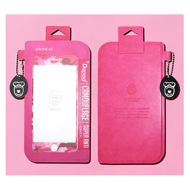【iPhone6s/6 フィルム】カモフラガラスフィルム (ピンク)goods_nameサブ画像