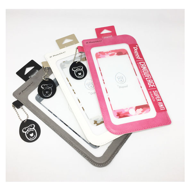 【iPhone6s/6 フィルム】カモフラガラスフィルム (ピンク)サブ画像