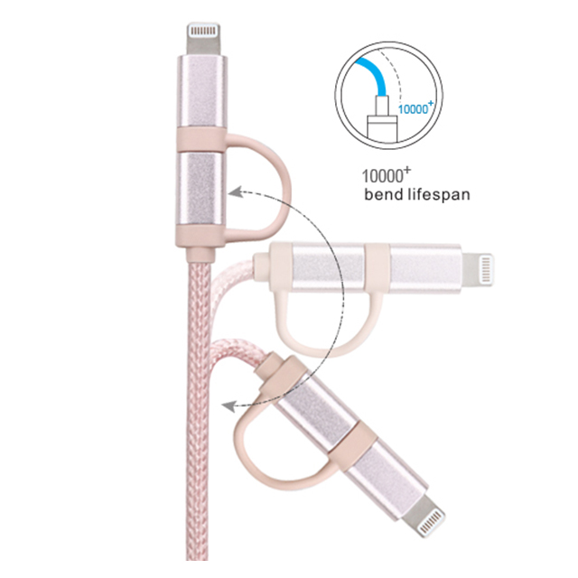 2 in 1 SYNC CABLE (Pink Gold)サブ画像