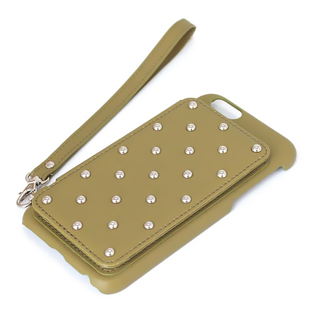 【iPhone6s/6 ケース】Rear Storage Style FEATURE STUDS (カーキ)goods_nameサブ画像