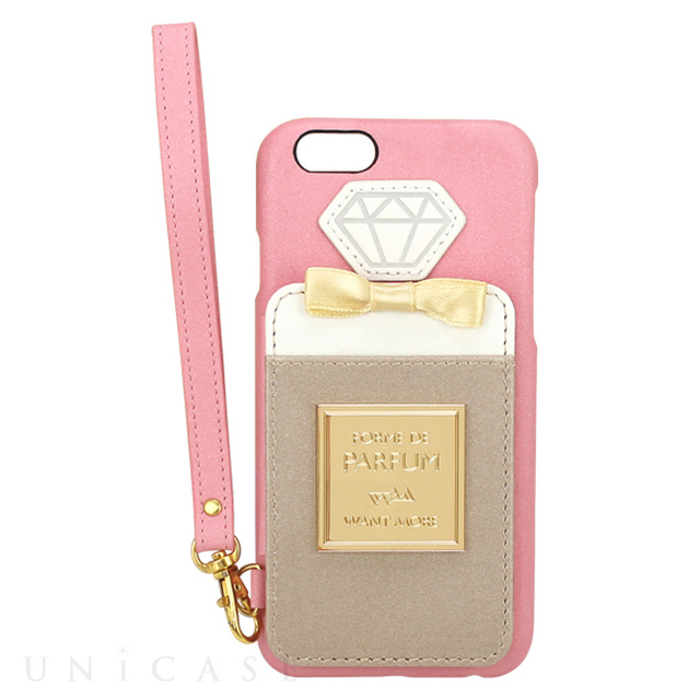 【iPhone6s/6 ケース】Rear Storage Style FEATURE PARFUM (ピンク)