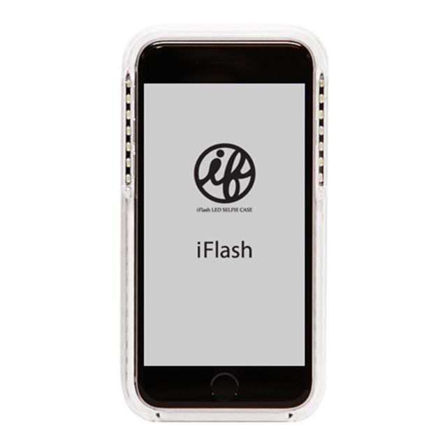【iPhone6s/6 ケース】iFlash LEDライト自撮りフラッシュケース (黒)サブ画像