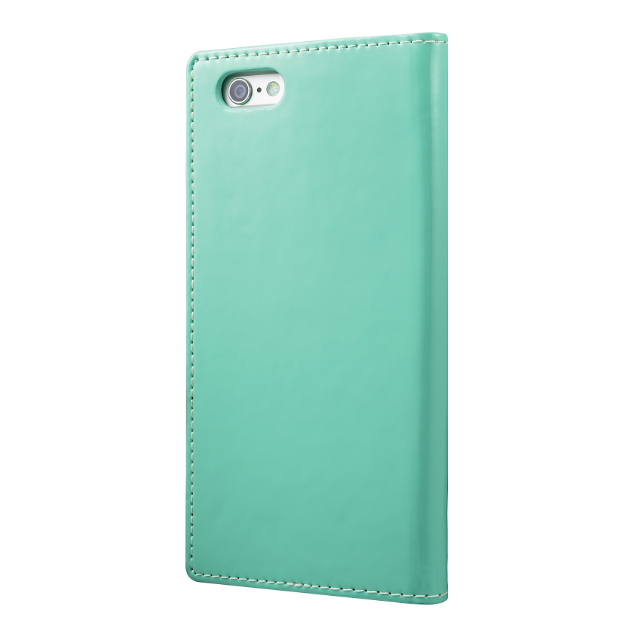 【iPhone6s/6 ケース】”Ena” Flap Enamel Leather Case (Turquoise)サブ画像