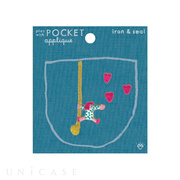 APPLIQUE play with POCKET (heart get)