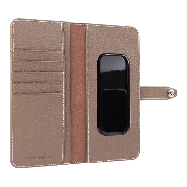 【マルチ スマホケース】Universal Folio Madison collection 5.7inch (Taupe)サブ画像