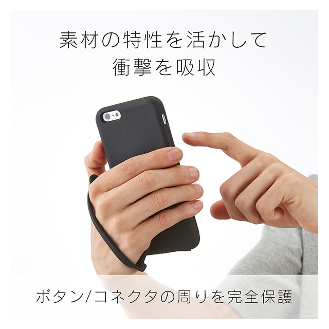 【iPhoneSE(第3/2世代)/8/7/6s/6 ケース】Cushion 衝撃吸収シリコンケース (クリア)サブ画像