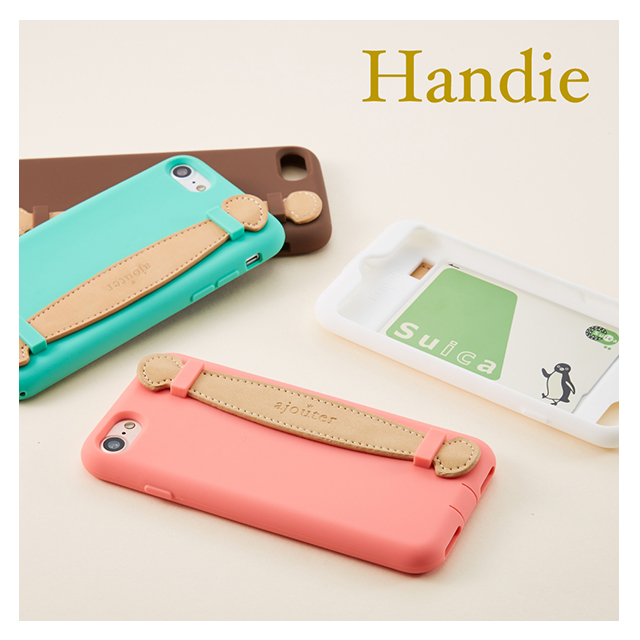 【iPhoneSE(第3/2世代)/8/7 ケース】ajouter [Handie] 衝撃吸収バンドシリコンケース (ブラウン)goods_nameサブ画像