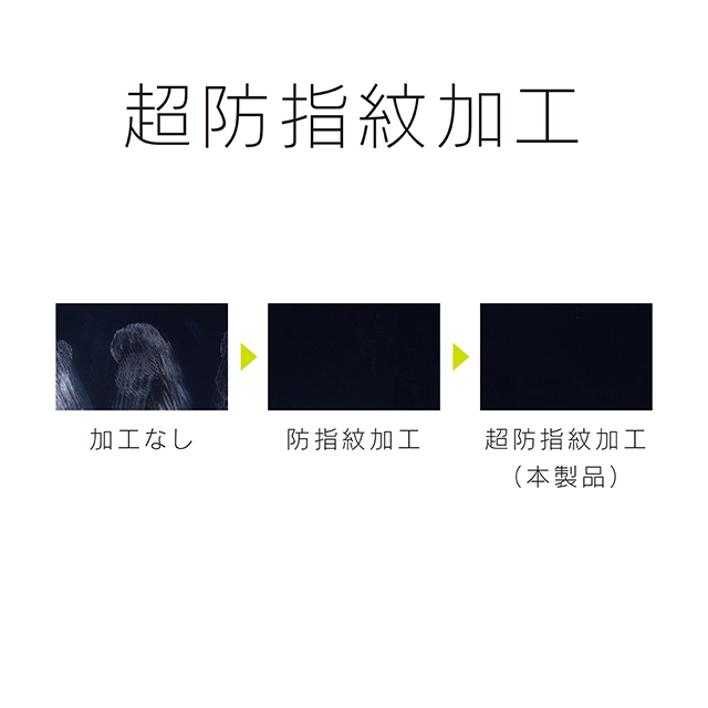 【iPhone7 Plus フィルム】フレームガラス (反射防止/ブラック)サブ画像