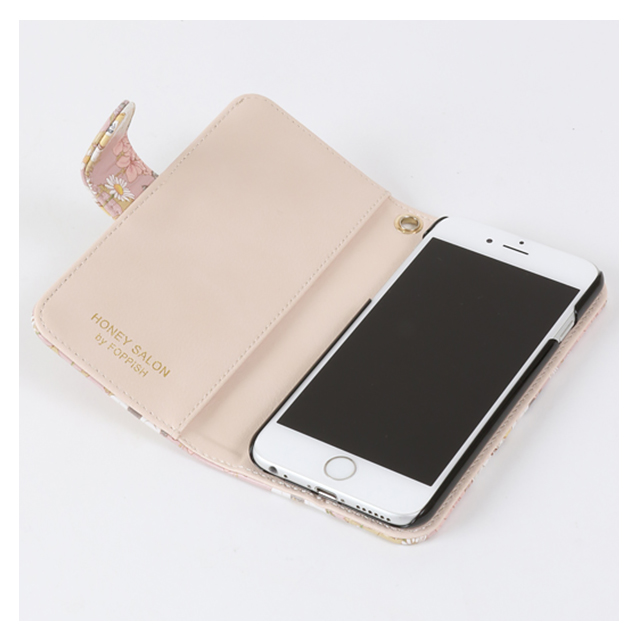 【iPhone6s/6 ケース】フラワーキャットiPhone6/6ｓケース (ピンク)サブ画像