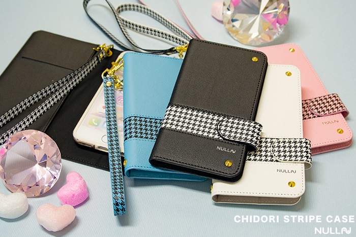 【iPhone8/7 ケース】CHIDORI STRIPE CASE (Black)サブ画像
