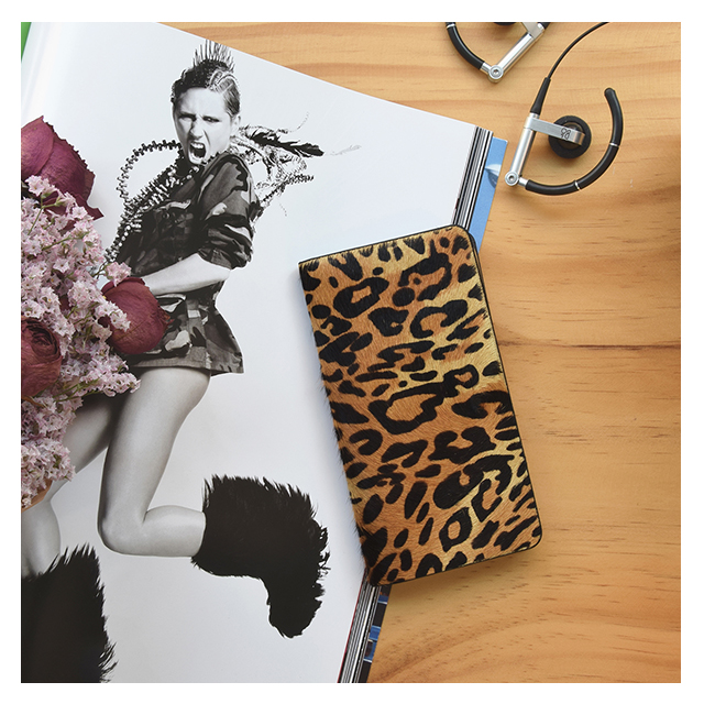 【iPhoneSE(第3/2世代)/8/7 ケース】Leopard Calf Hair Diarygoods_nameサブ画像