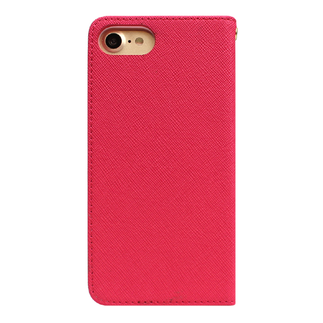 【iPhone8/7 ケース】Diary Two tone (Hot Pink-Pink)サブ画像