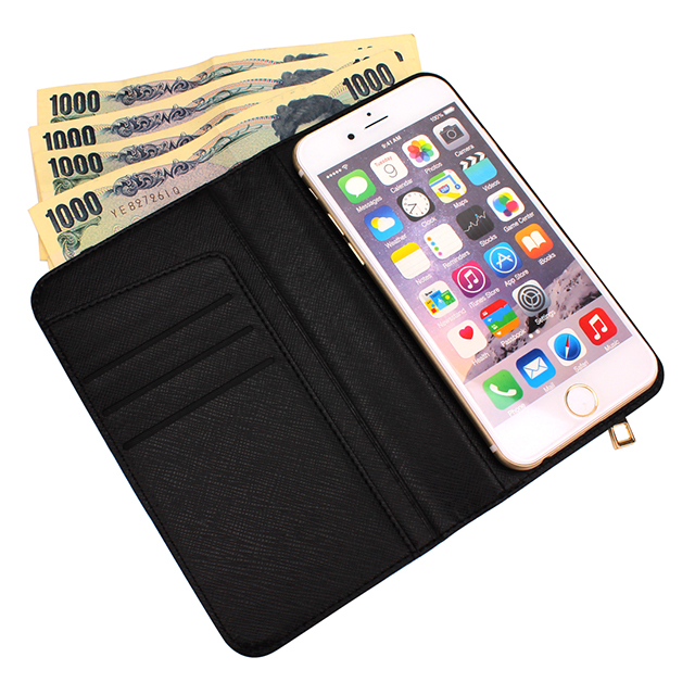 【iPhone8/7 ケース】Wallet Case (Black)サブ画像