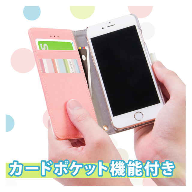 【iPhone8/7 ケース】kuboq 手帳型ケース (ベージュ×ブラック)サブ画像