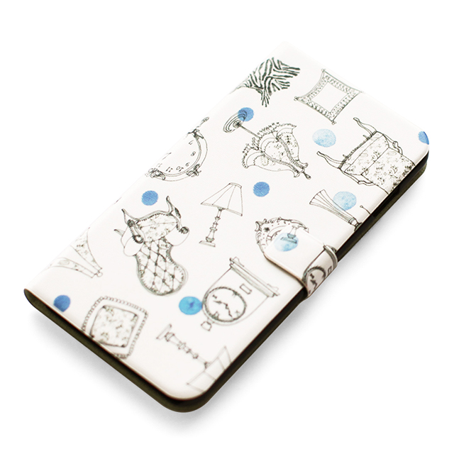 【iPhone7 ケース】French Cafe Diary (ブルー)goods_nameサブ画像