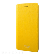 【iPhone8/7 ケース】Flap Leather Case ”Colo” (Yellow)