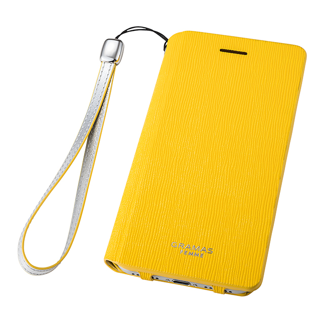【iPhone8/7 ケース】Flap Leather Case ”Colo” (Yellow)サブ画像