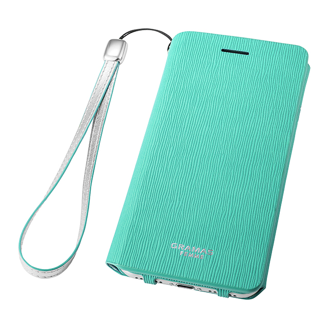 【iPhone8/7 ケース】Flap Leather Case ”Colo” (Turquoise)goods_nameサブ画像
