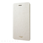 【iPhone8 Plus/7 Plus ケース】Flap Leather Case ”Colo” (White)