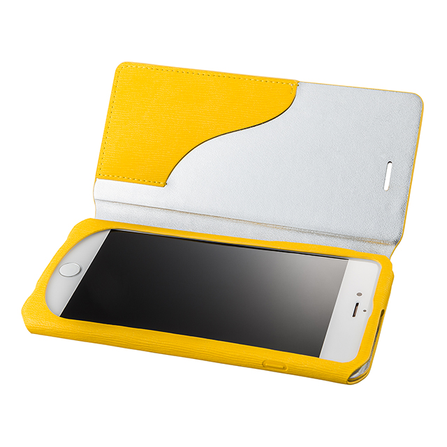 【iPhone8 Plus/7 Plus ケース】Flap Leather Case ”Colo” (Yellow)goods_nameサブ画像