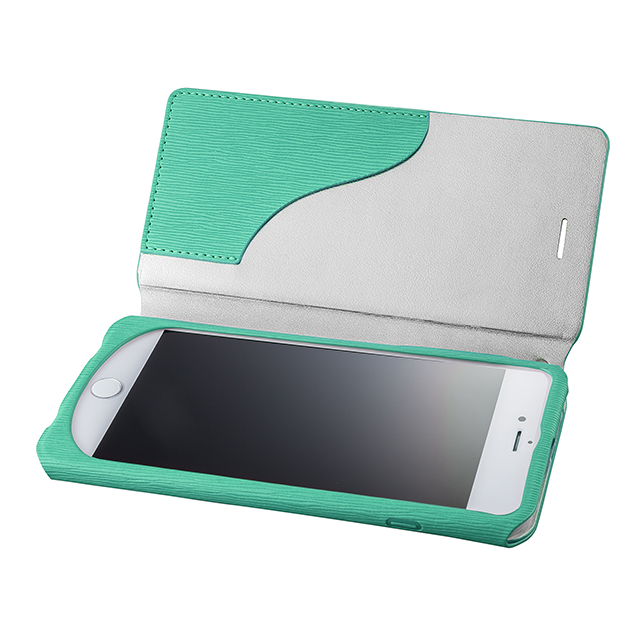 【iPhone8 Plus/7 Plus ケース】Flap Leather Case ”Colo” (Turquoise)goods_nameサブ画像