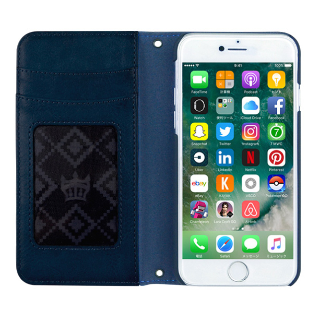 【iPhoneSE(第3/2世代)/8/7 ケース】RODEO CROWNS [LEATHER] (ネイビー)goods_nameサブ画像
