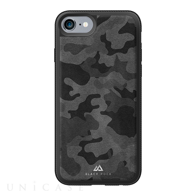 【iPhone8/7/6s/6 ケース】MATERIAL CASE LEATHER CAMOUFLAGE (BLACK)