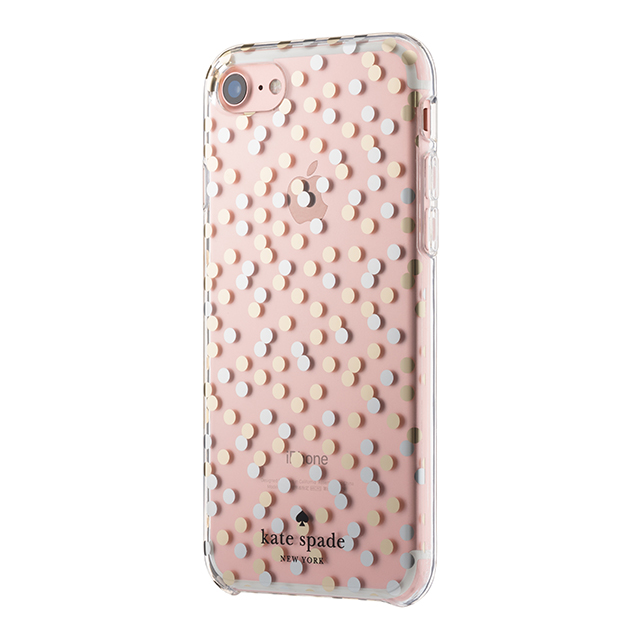 【iPhoneSE(第2世代)/8/7 ケース】1PC Comold (Confetti Dot Clear/Gold Foil/Silver)サブ画像
