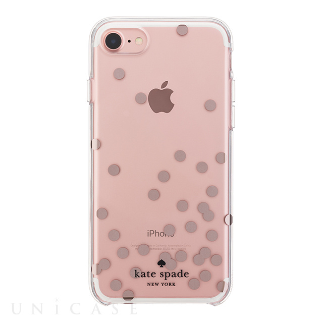 【iPhoneSE(第2世代)/8/7 ケース】1PC Comold (Dot Rose Gold Foil/Clear)