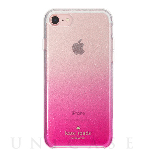 【iPhone7 ケース】1PC Comold (Glitter Ombre Pink/Silver Glitter/Clear) 