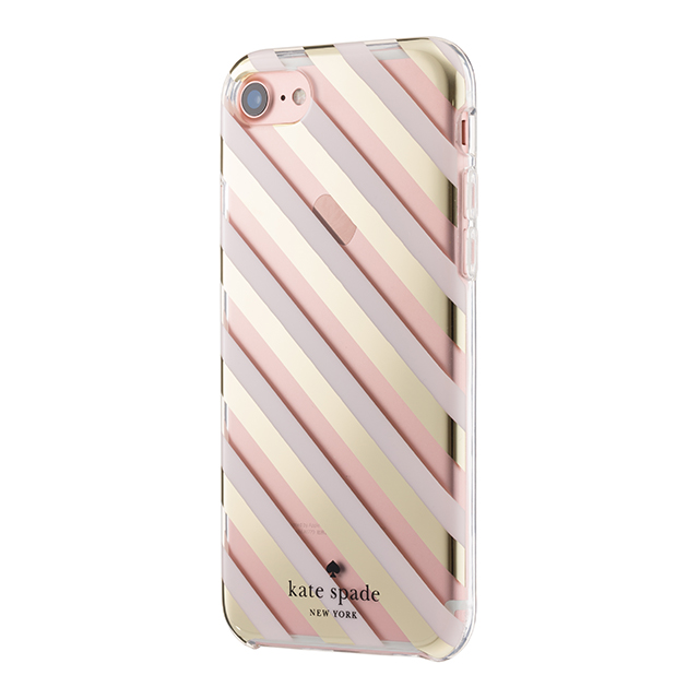 【iPhoneSE(第2世代)/8/7 ケース】1PC Comold (Diagonal Stripe Blush/Gold Foil/Clear)goods_nameサブ画像