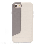 【iPhone8/7 ケース】Verge Hard shell White/grey