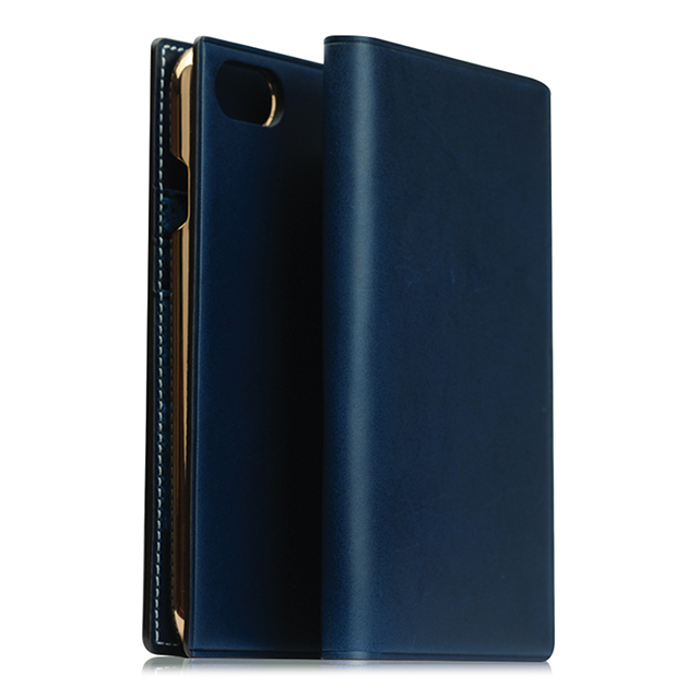 【iPhoneSE(第3/2世代)/8/7 ケース】Buttero Leather Case (ブルー)goods_nameサブ画像