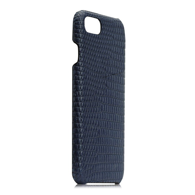 【iPhoneSE(第3/2世代)/8/7 ケース】Lizard Leather Back Case (ブルー)サブ画像