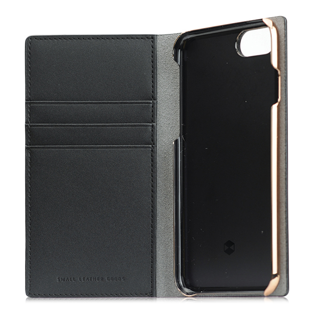 【iPhoneSE(第3/2世代)/8/7 ケース】Saffiano Zipper Case (ブラック)goods_nameサブ画像
