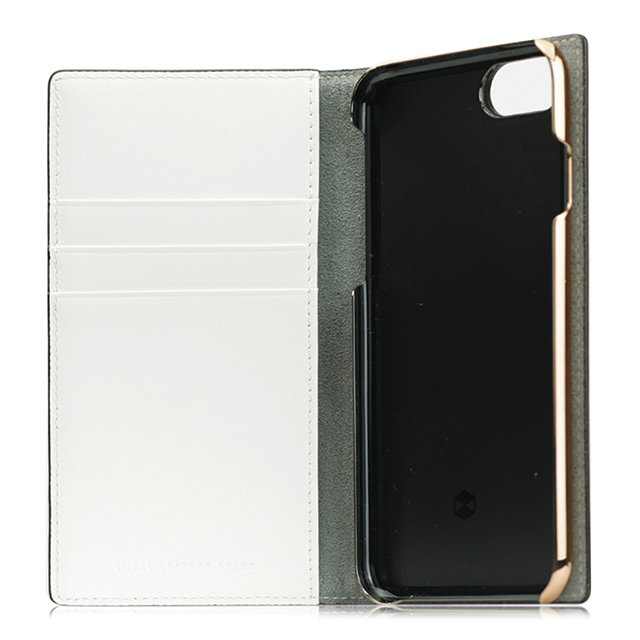 【iPhoneSE(第3/2世代)/8/7 ケース】Edition Calf Skin Leather Diary (ホワイト)サブ画像