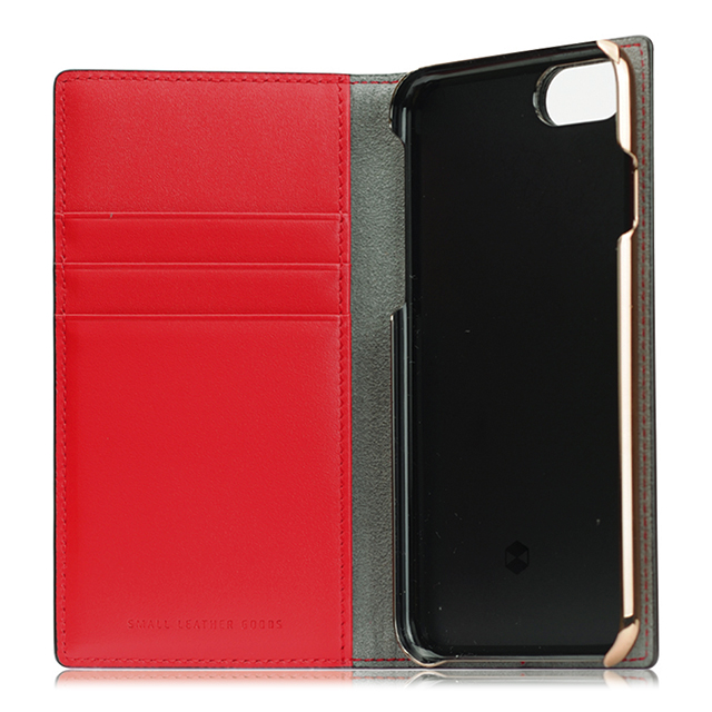 【iPhoneSE(第3/2世代)/8/7 ケース】Edition Calf Skin Leather Diary (レッド)goods_nameサブ画像