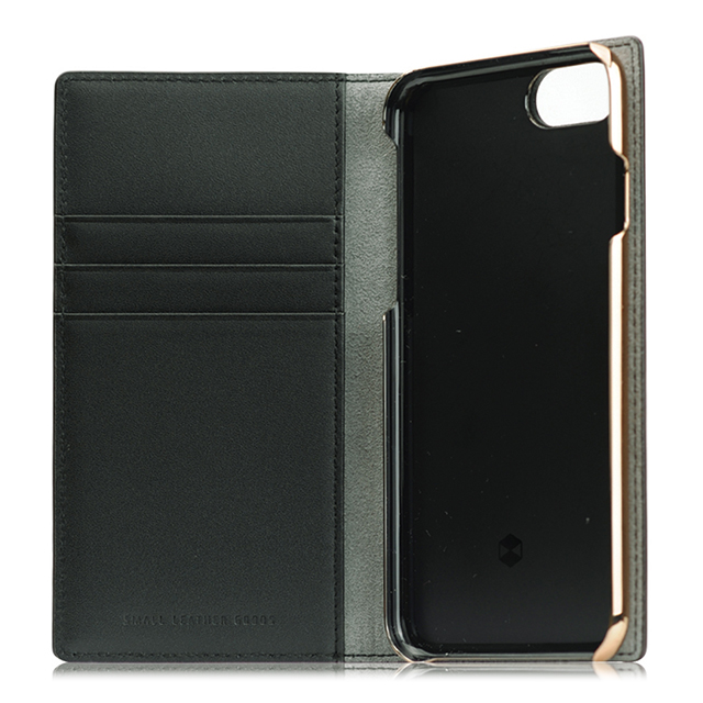 【iPhoneSE(第3/2世代)/8/7 ケース】Edition Calf Skin Leather Diary (ブラック)サブ画像