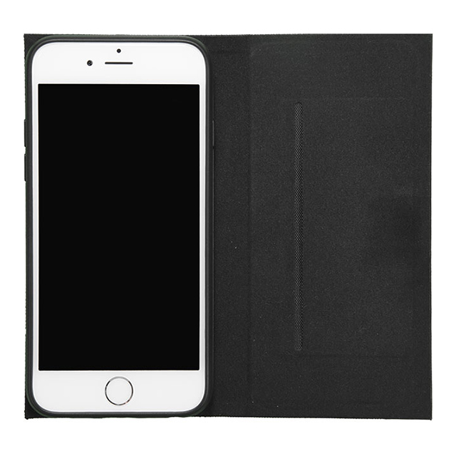 【iPhone8/7/6s/6 ケース】強化ナイロンハイブリットケース（右開きタイプ） ブラックサブ画像