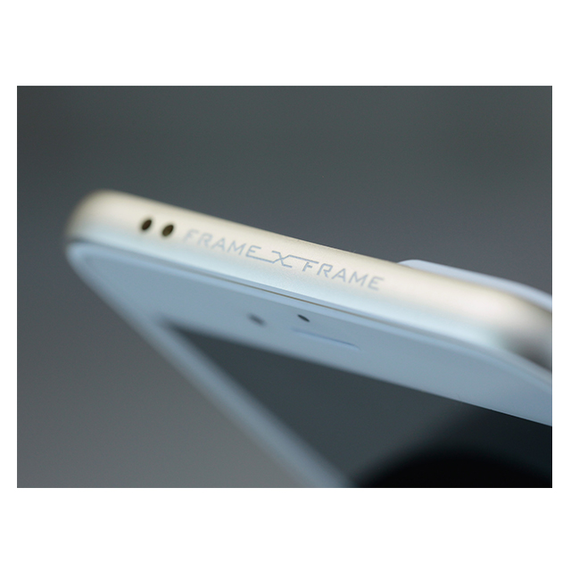 【iPhone7 Plus ケース】FRAME x FRAME メタルバンパーケース (ゴールド/ホワイト)サブ画像
