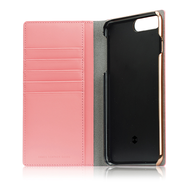 【iPhone8 Plus/7 Plus ケース】Calf Skin Leather Diary (ベビーピンク)goods_nameサブ画像